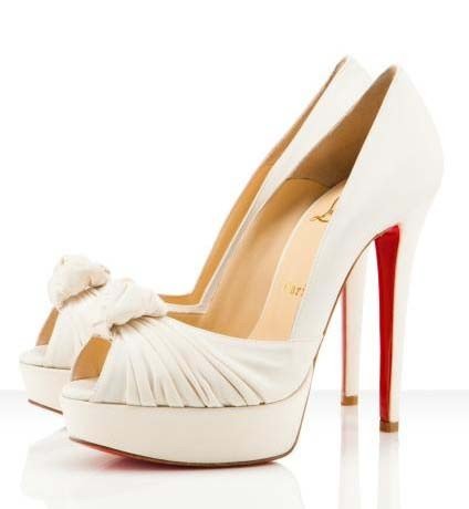 Свадебные туфли тенденция 2012