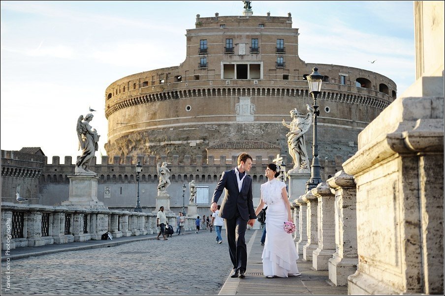 Свадьба в Риме. Италия