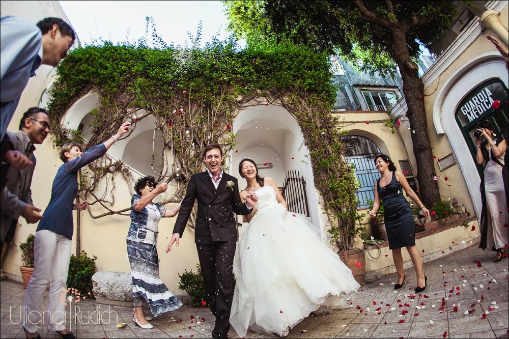 Свадьба в Сорренто. Италия.